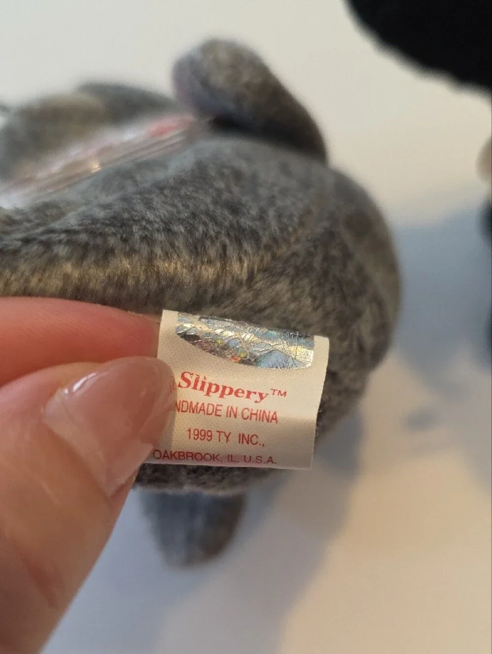 Ty Beanie Babies Lot 6 Vintage 1996-1999 Scottie Slippery Beak Silver 90s Kid